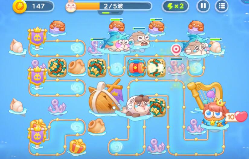 保卫萝卜4海的闺女28关攻略 海的闺女第28关图文通关解析图片2