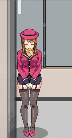 elevator电梯女孩像素游戏界面展示2